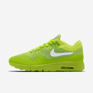 Nike Air Max 1 Naisten Ultra Flyknit Volt Electric Green White