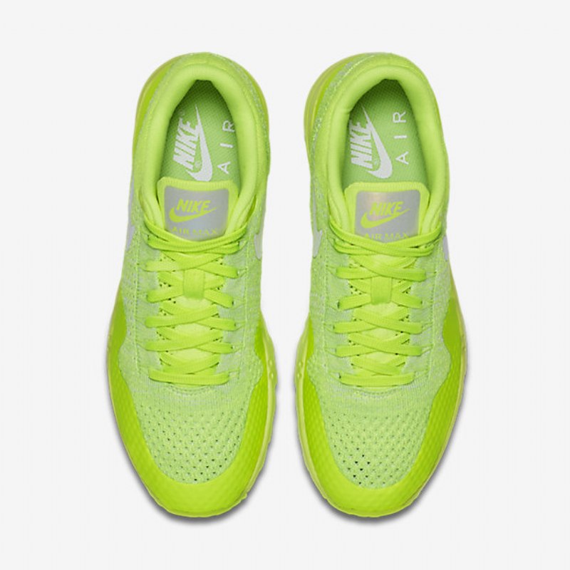 Nike Air Max 1 Naisten Ultra Flyknit Volt Electric Green White