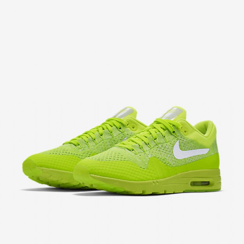 Nike Air Max 1 Naisten Ultra Flyknit Volt Electric Green White