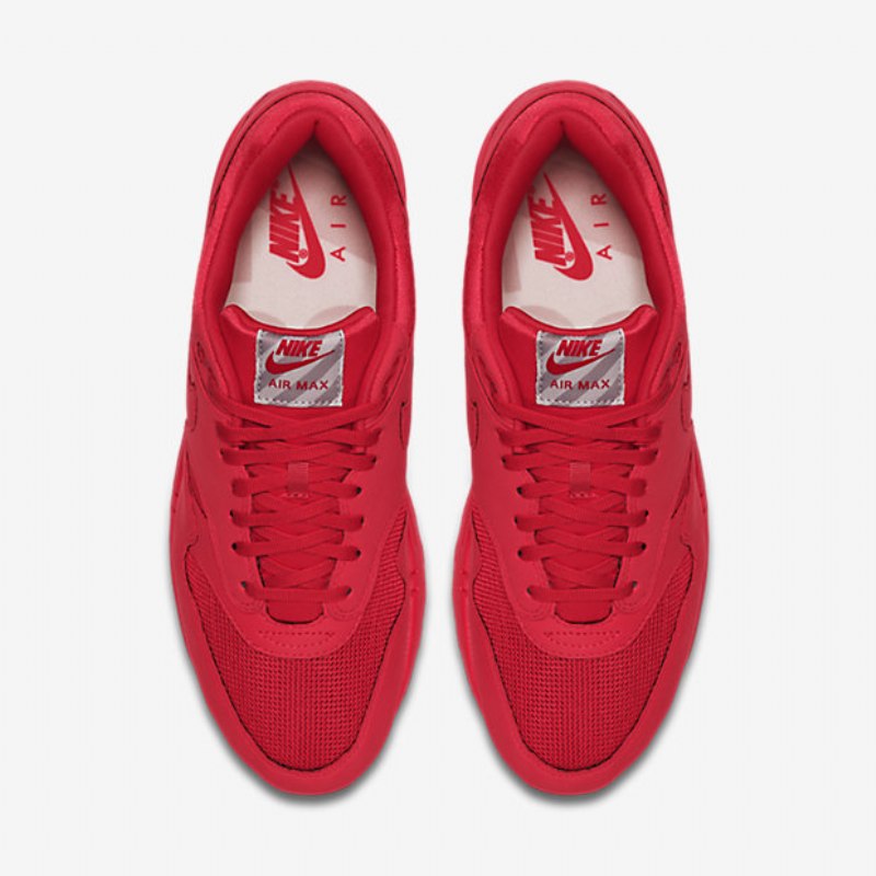 Nike Air Max 1 Premium Miesten University Punainen Neutraali Harmaa Valkoinen