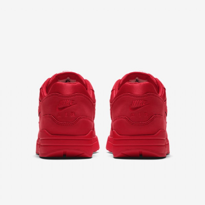 Nike Air Max 1 Premium Miesten University Punainen Neutraali Harmaa Valkoinen