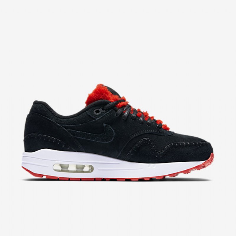 Nike Air Max 1 Premium Naisten Musta Punainen Action Summit Valkoinen