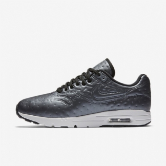 Nike Air Max 1 Premium Ultra Jacquard Naisten Hematite Metallic Tummanharmaa Summit White Black