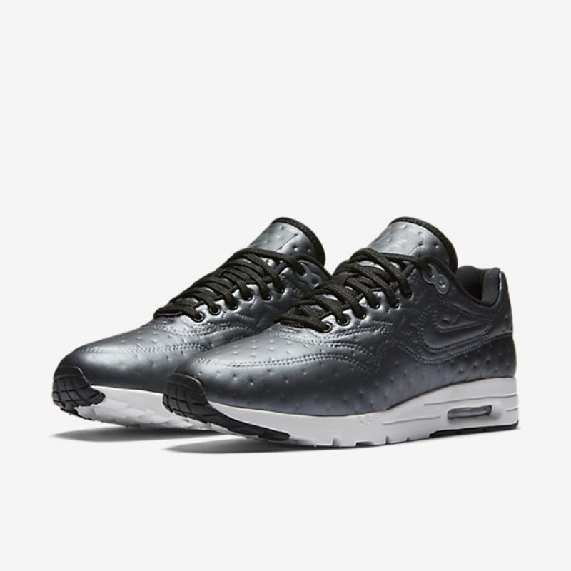 Nike Air Max 1 Premium Ultra Jacquard Naisten Hematite Metallic Tummanharmaa Summit White Black
