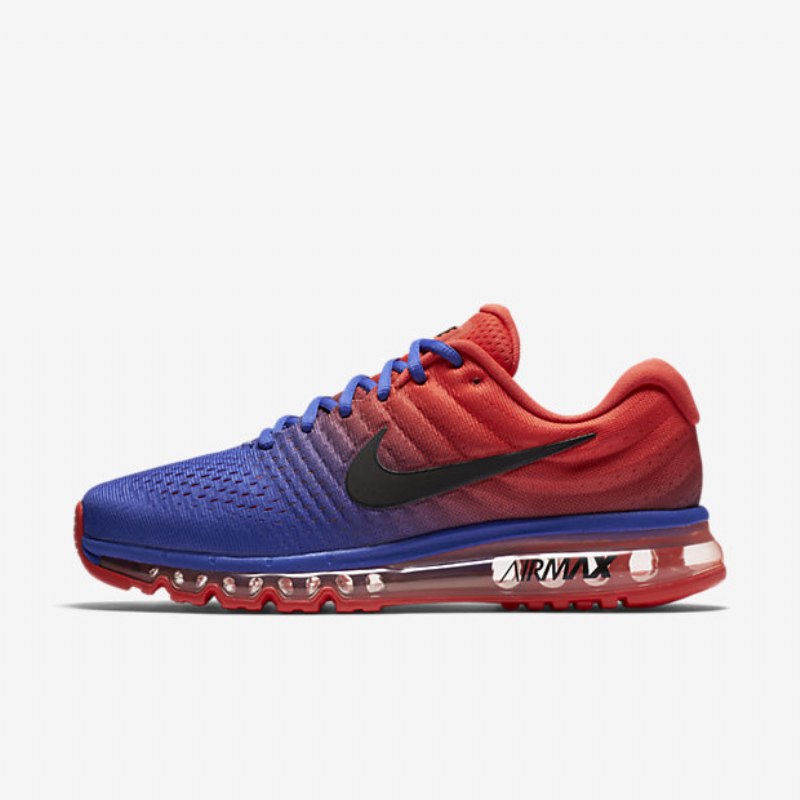 Nike Air Max 2017 Miesten Juoksukengät Paramount Blue Max Oranssi Musta
