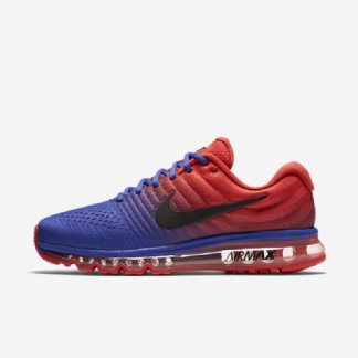 Nike Air Max 2017 Miesten Juoksukengät Paramount Blue Max Oranssi Musta