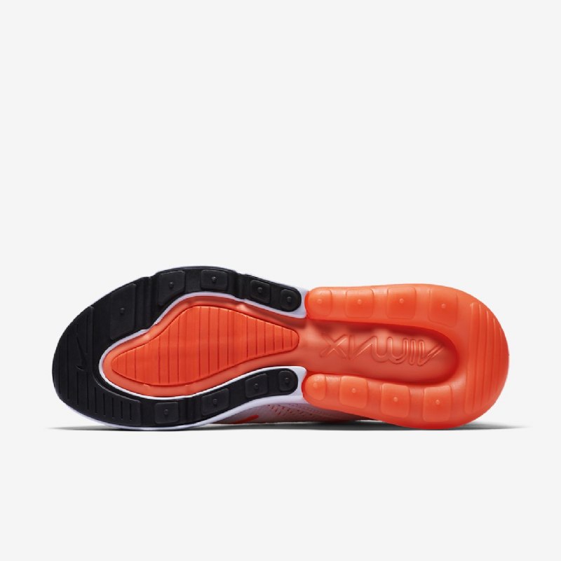 Nike Air Max 270 Flyknit -kengät Crimson Pulse Total White