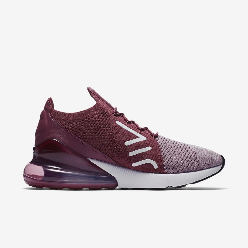 Nike Air Max 270 Miesten Kengät Flyknit Brum Luumu Wine Vintage Total Crimson White