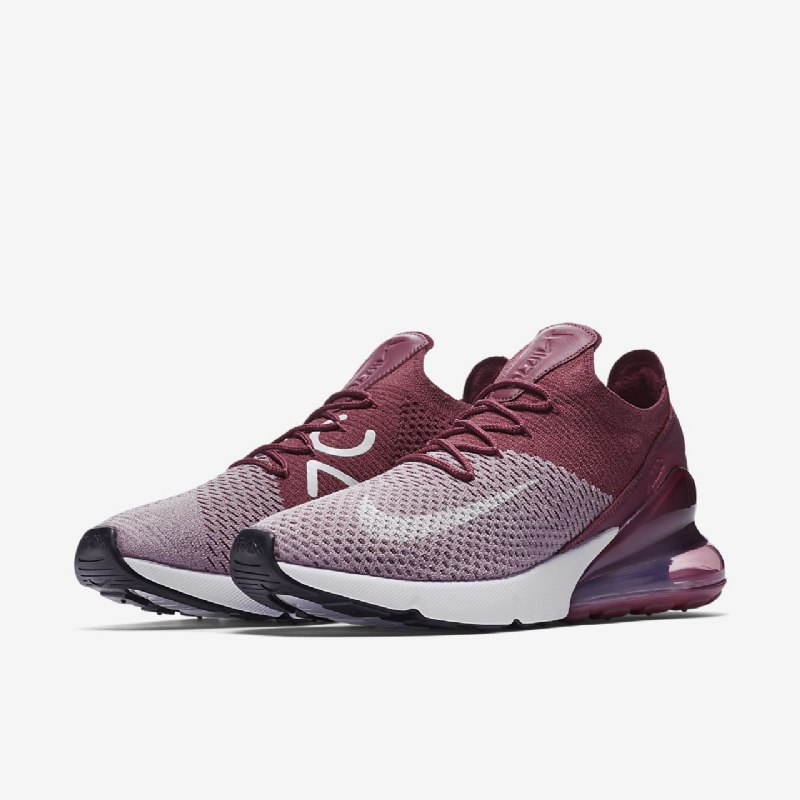 Nike Air Max 270 Miesten Kengät Flyknit Brum Luumu Wine Vintage Total Crimson White