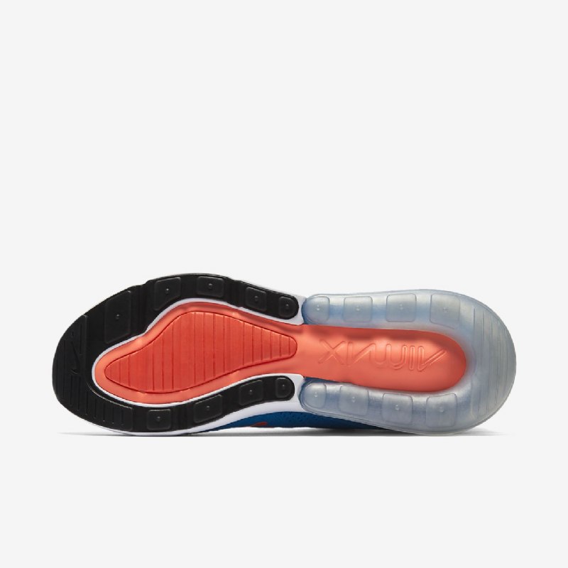 Nike Air Max 270 Miesten Kengät Flyknit Laser Oranssi Sininen Orbit Kiiltävä Crimson Black