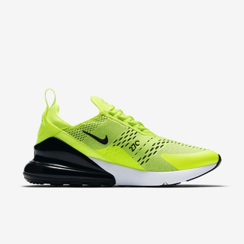 Nike Air Max 270 Miesten Volt Tummanharmaa Valkoinen Musta