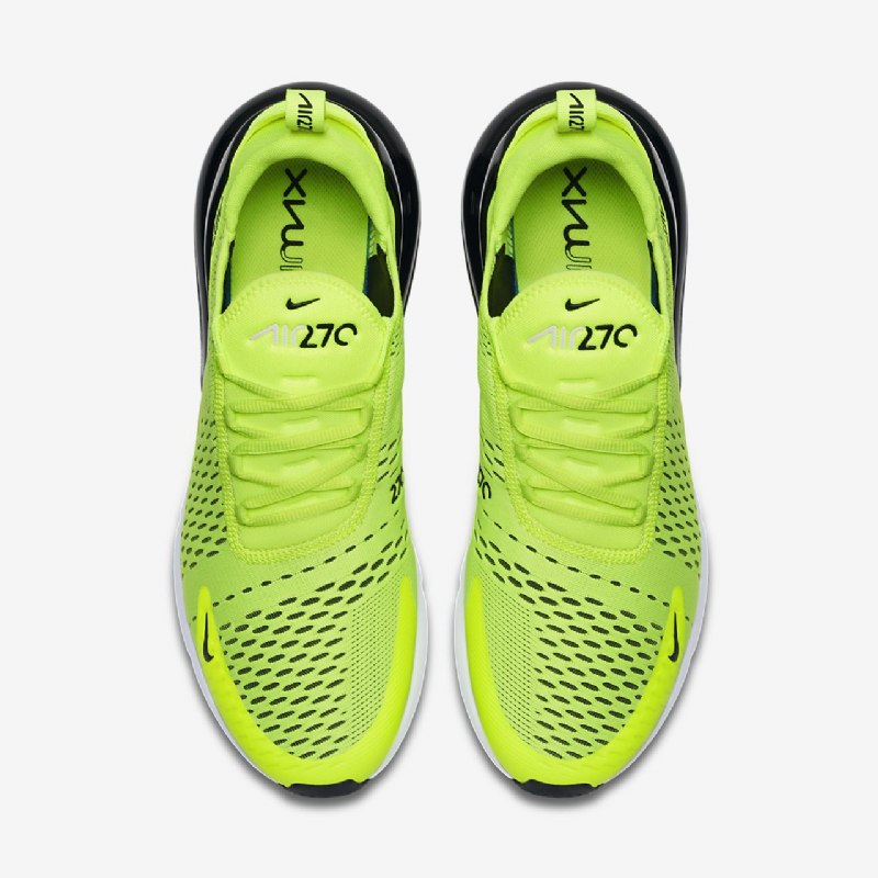 Nike Air Max 270 Miesten Volt Tummanharmaa Valkoinen Musta