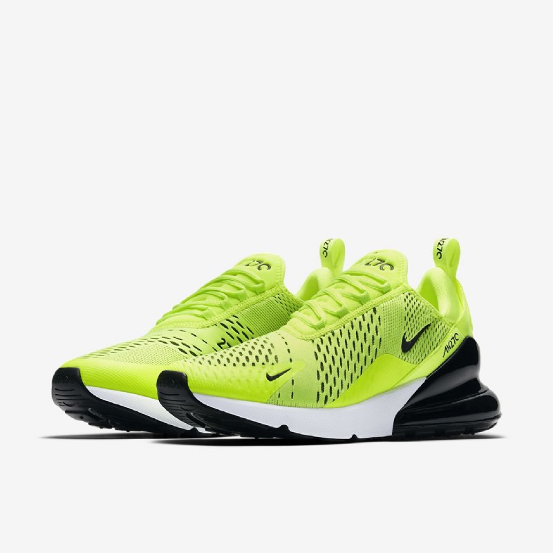 Nike Air Max 270 Miesten Volt Tummanharmaa Valkoinen Musta