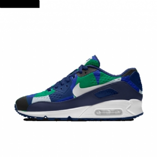 Nike Air Max 90 Em Miesten Sininen Vihreä Valkoinen Musta