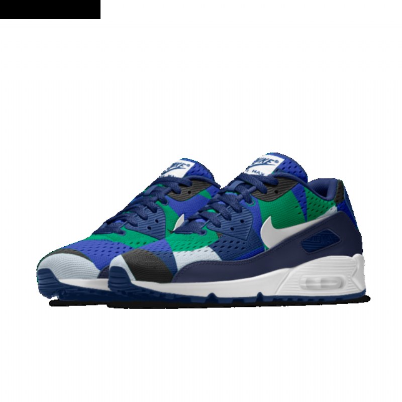 Nike Air Max 90 Em Miesten Sininen Vihreä Valkoinen Musta