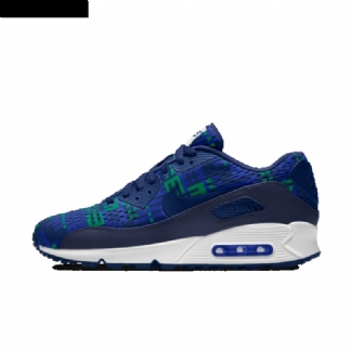 Nike Air Max 90 Em Naisten Sininen Vihreä Valkoinen
