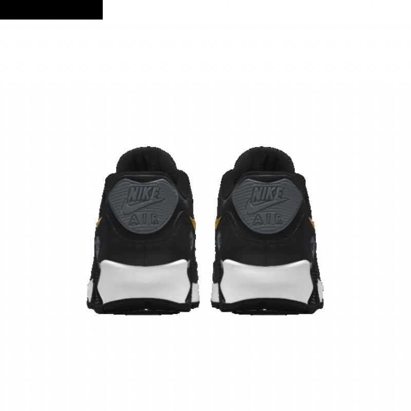 Nike Air Max 90 Essential Homme Id Musta Harmaa Kultainen