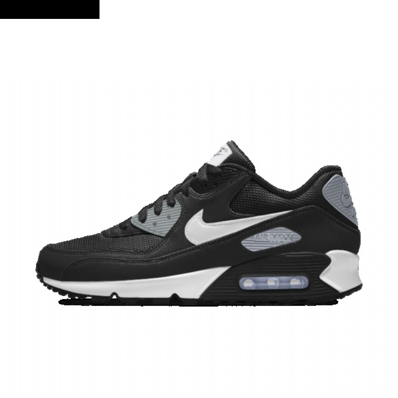 Nike Air Max 90 Essential Homme Id Musta Harmaa Valkoinen