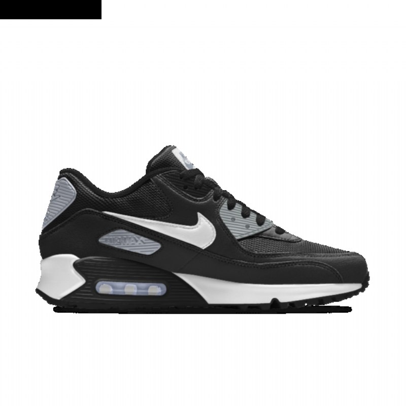 Nike Air Max 90 Essential Homme Id Musta Harmaa Valkoinen