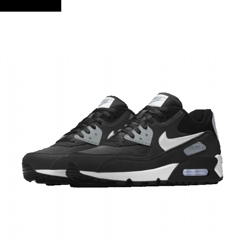 Nike Air Max 90 Essential Homme Id Musta Harmaa Valkoinen