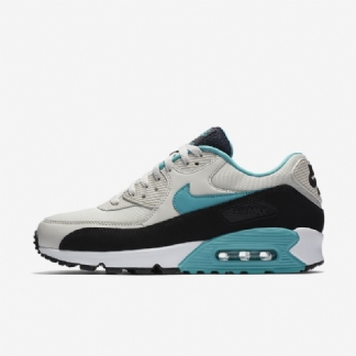 Nike Air Max 90 Essential Miesten Light Bone Musta Valkoinen Turkoosi Urheilu
