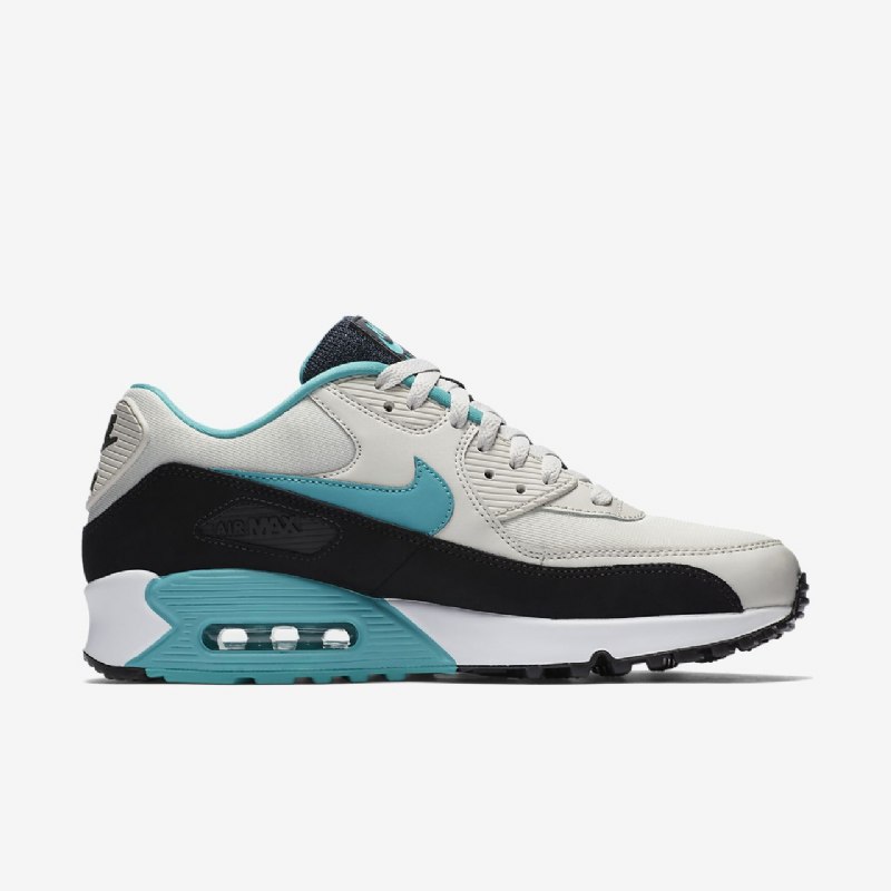 Nike Air Max 90 Essential Miesten Light Bone Musta Valkoinen Turkoosi Urheilu