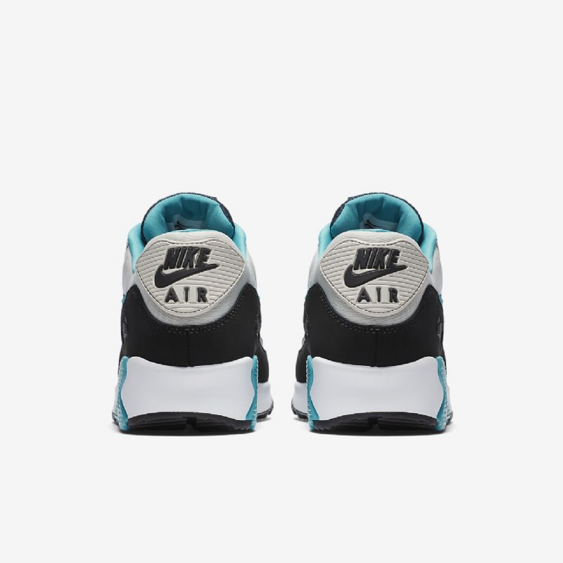 Nike Air Max 90 Essential Miesten Light Bone Musta Valkoinen Turkoosi Urheilu