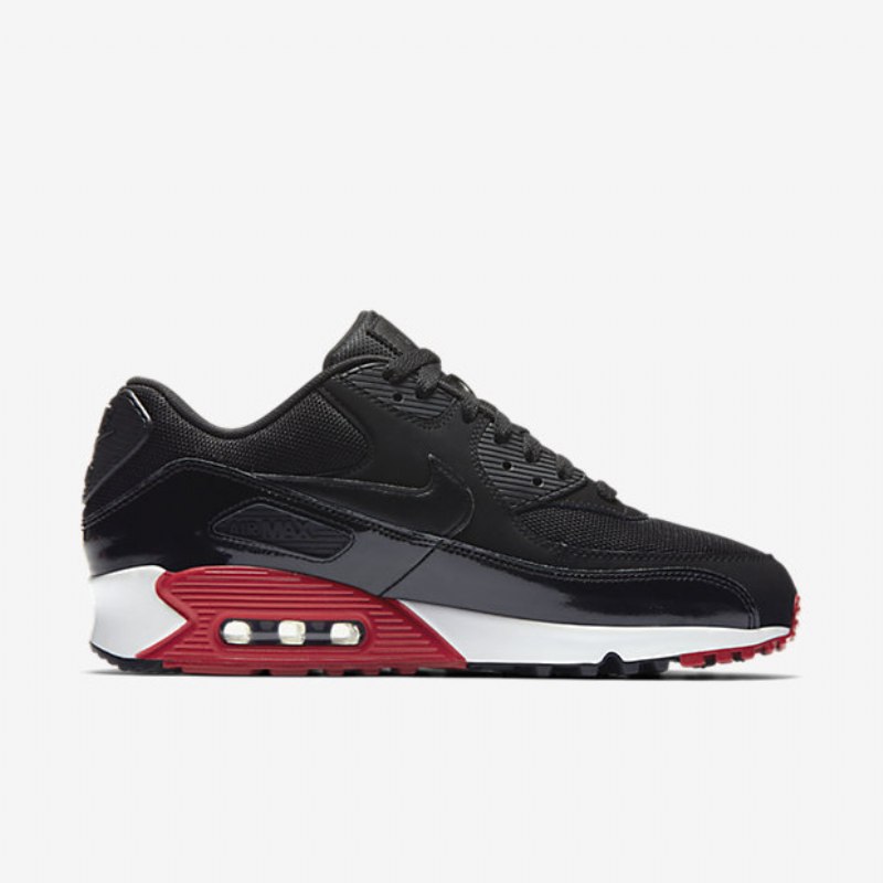 Nike Air Max 90 Essential Miesten Musta Punainen Fitness White