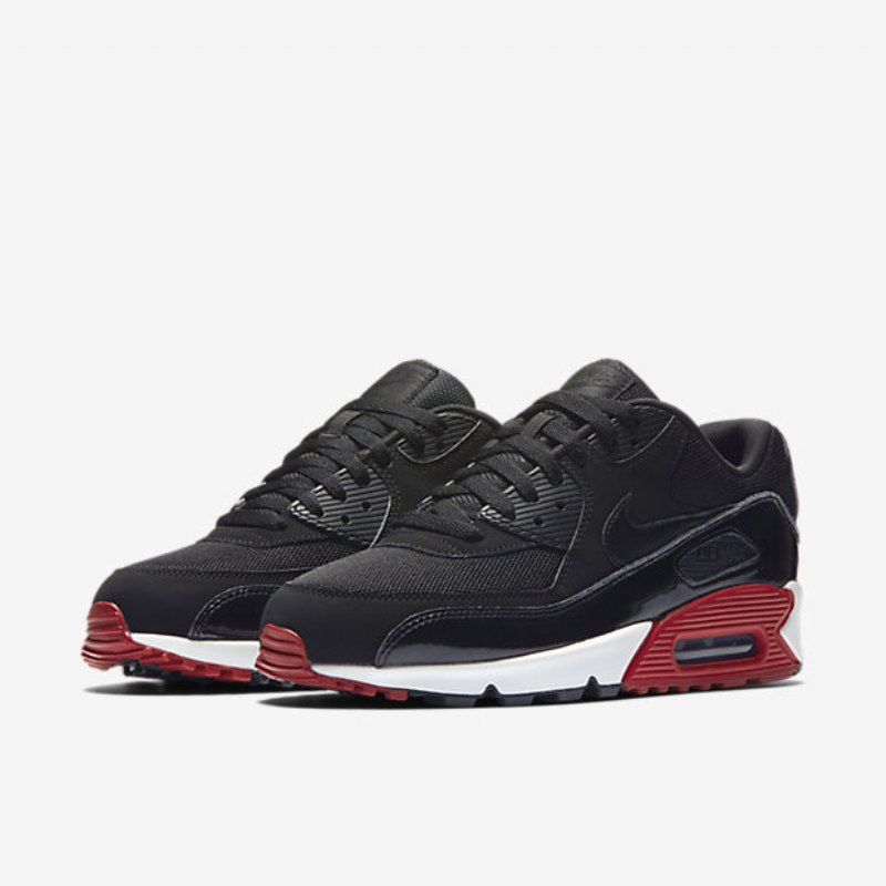 Nike Air Max 90 Essential Miesten Musta Punainen Fitness White