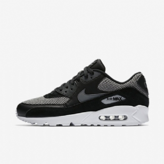 Nike Air Max 90 Essential Miesten Musta Tummanharmaa Kromi