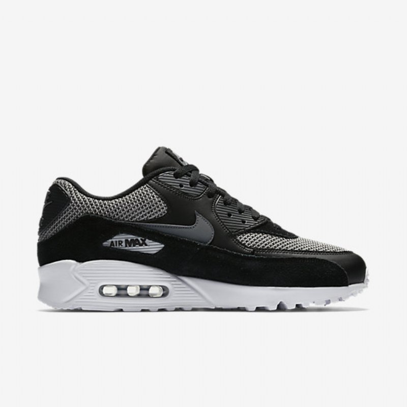 Nike Air Max 90 Essential Miesten Musta Tummanharmaa Kromi