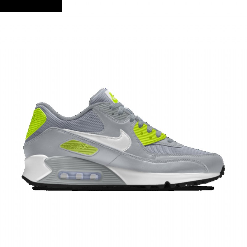 Nike Air Max 90 Essential Woman Musta Kirkkaan Vihreä Valkoinen