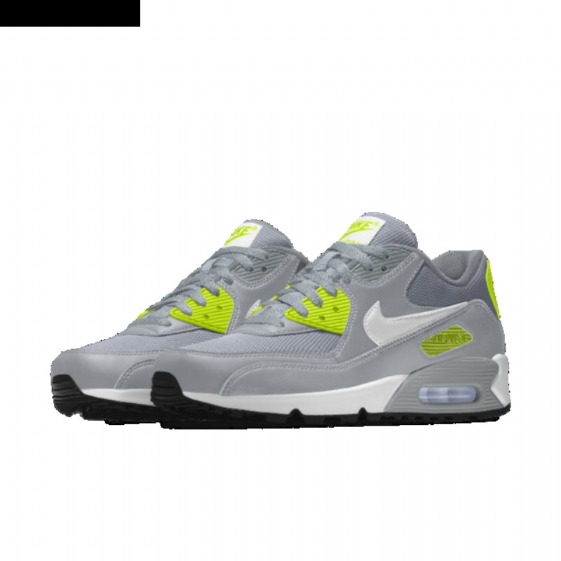 Nike Air Max 90 Essential Woman Musta Kirkkaan Vihreä Valkoinen