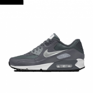 Nike Air Max 90 Essential Woman Musta Tummanvihreä Metallinen Hopea