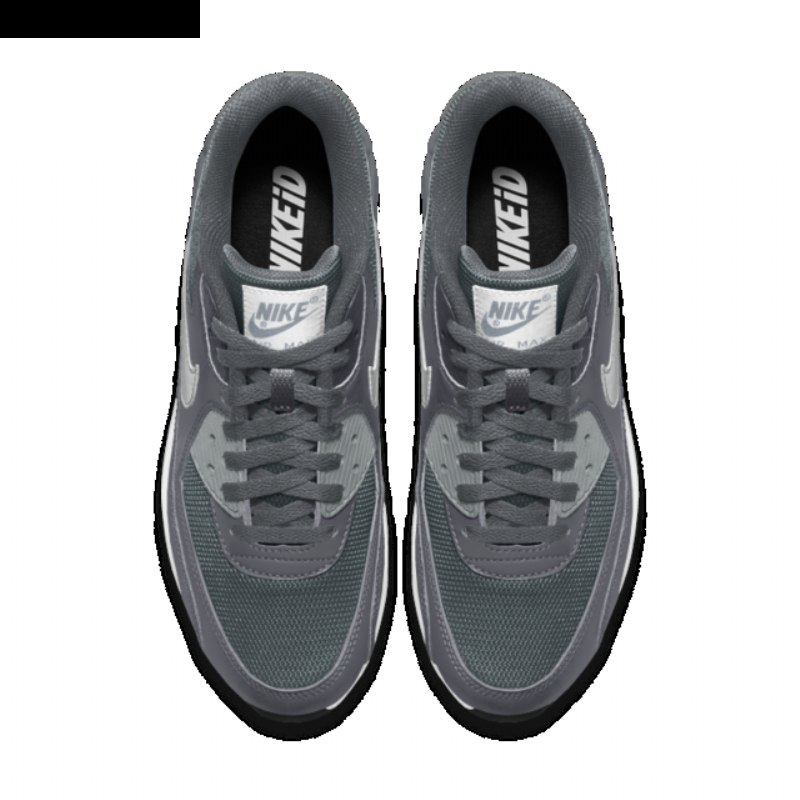 Nike Air Max 90 Essential Woman Musta Tummanvihreä Metallinen Hopea