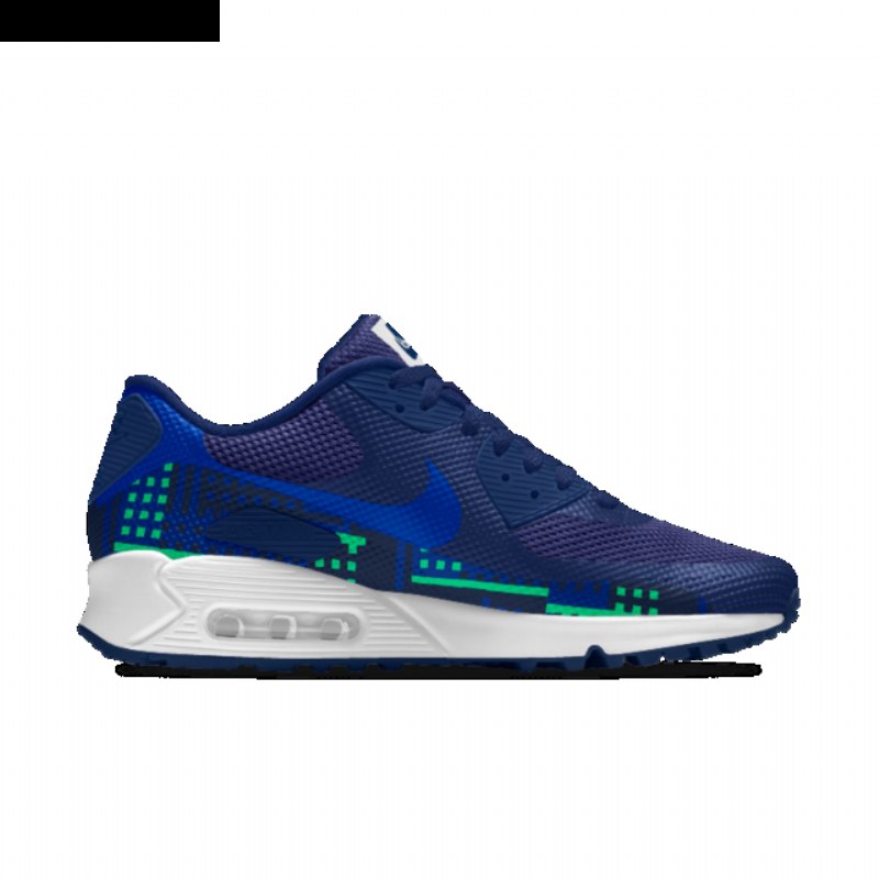 Nike Air Max 90 Miesten Hyp Sininen Vihreä Valkoinen