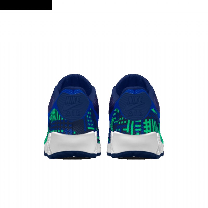 Nike Air Max 90 Miesten Hyp Sininen Vihreä Valkoinen