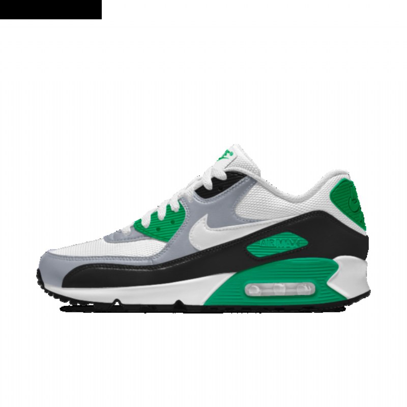 Nike Air Max 90 Miesten Musta Valkoinen Harmaa Wolf