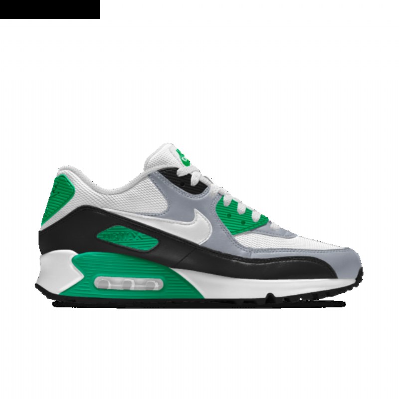 Nike Air Max 90 Miesten Musta Valkoinen Harmaa Wolf
