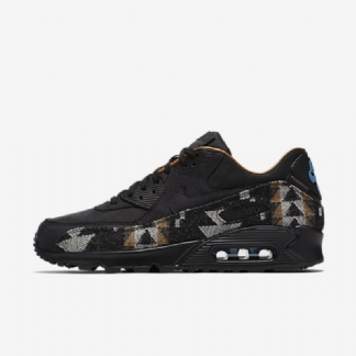 Nike Air Max 90 Miesten Pendleton Qs Black Blue Stratus Brown Ale