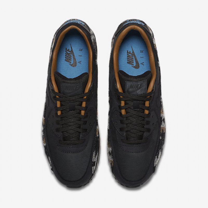 Nike Air Max 90 Miesten Pendleton Qs Black Blue Stratus Brown Ale