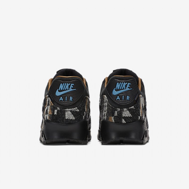 Nike Air Max 90 Miesten Pendleton Qs Black Blue Stratus Brown Ale