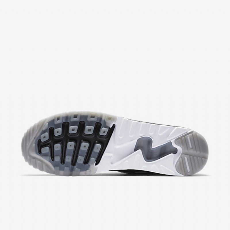 Nike Air Max 90 Miesten Ultra 2.0 Flyknit Black Pure Platinum Tummanharmaa Harmaa Wolf