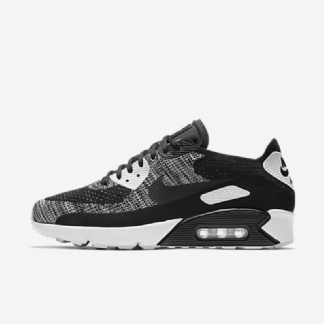 Nike Air Max 90 Miesten Ultra 2.0 Flyknit Black White