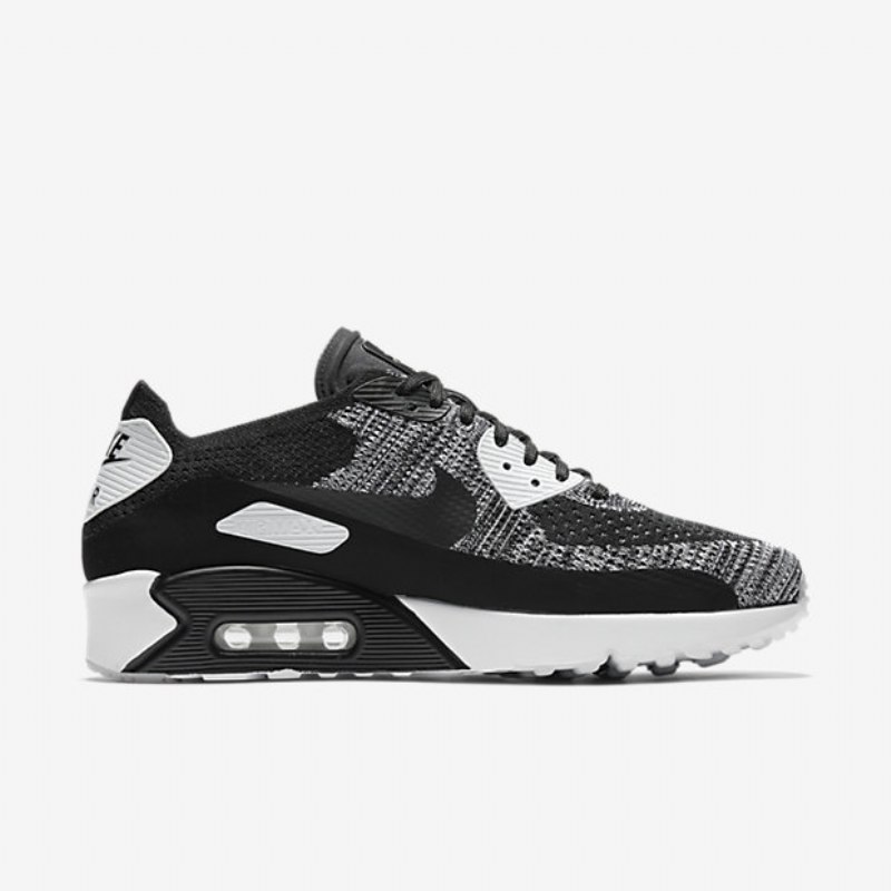 Nike Air Max 90 Miesten Ultra 2.0 Flyknit Black White