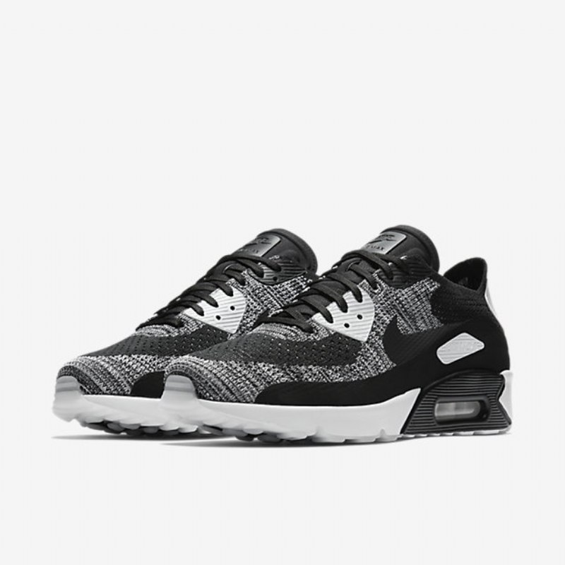 Nike Air Max 90 Miesten Ultra 2.0 Flyknit Black White