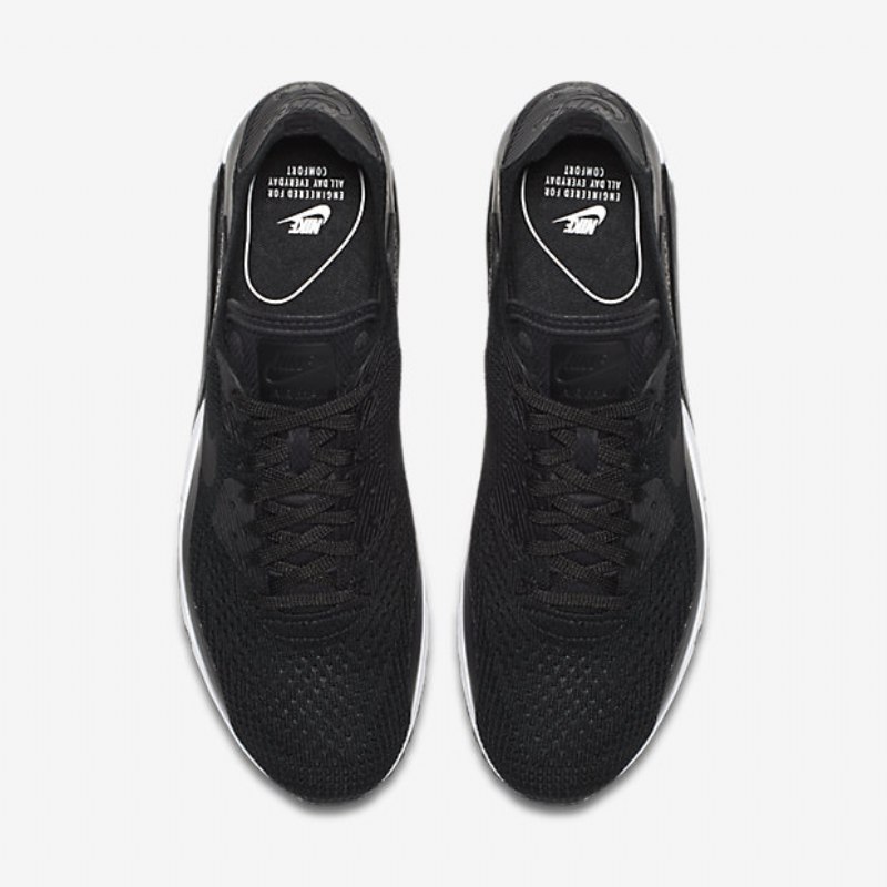 Nike Air Max 90 Miesten Ultra 2.0 Flyknit Black White