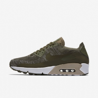 Nike Air Max 90 Miesten Ultra 2.0 Flyknit Olive Medium String