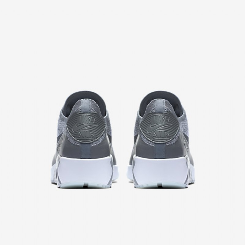 Nike Air Max 90 Miesten Ultra 2.0 Flyknit Pure Platinum White Harmaa Wolf Kylmä