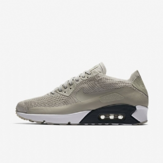 Nike Air Max 90 Miesten Ultra 2.0 Flyknit Vaaleanharmaa Navy Glace -jäätikkö